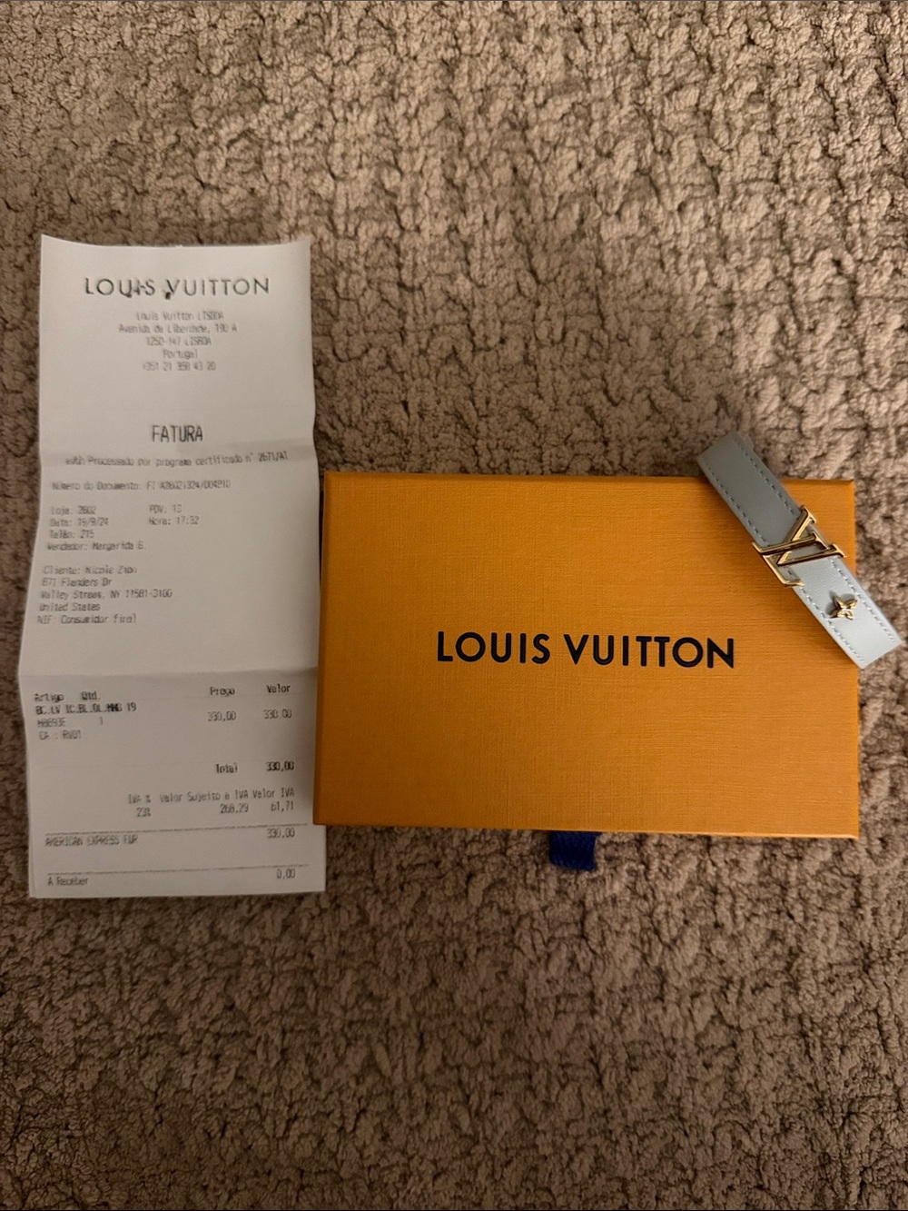 Louis Vuitton Iconic Leather Bracelet